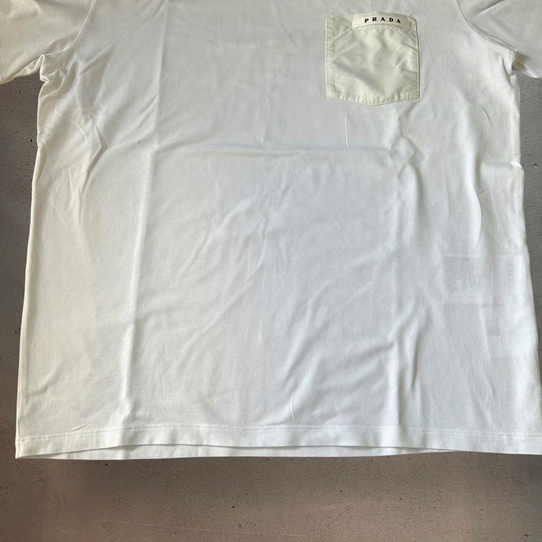 トップス PRADA pocket t-shirts \"white\" L size