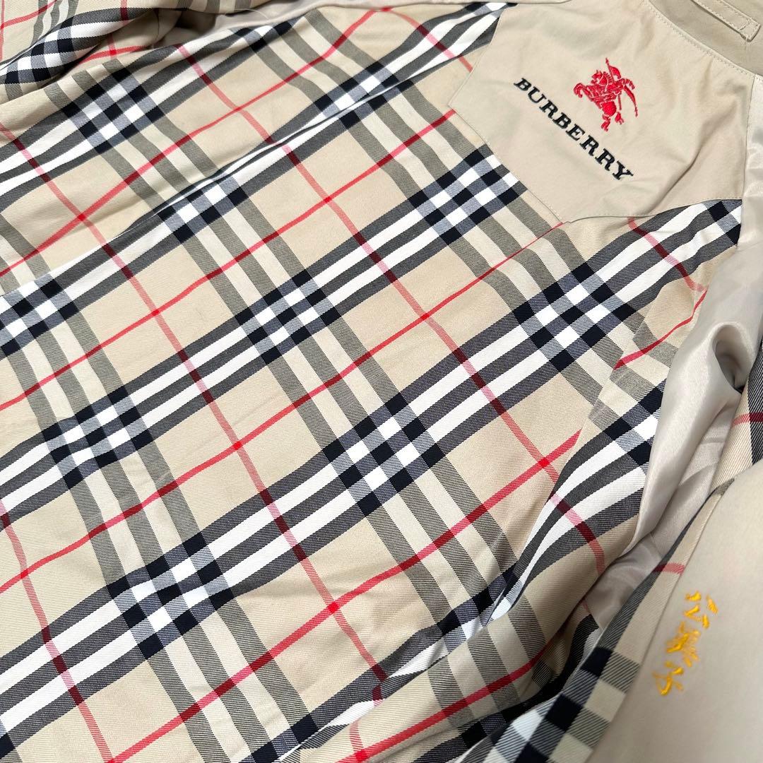 美品✨バーバリー 9AR /M ステンカラー コート ノバチェック ベージュ
