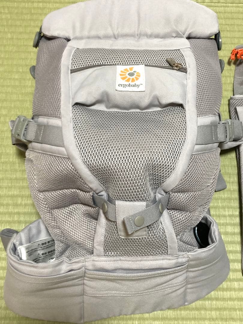 エルゴベビー グレー 抱っこ紐 メッシュ