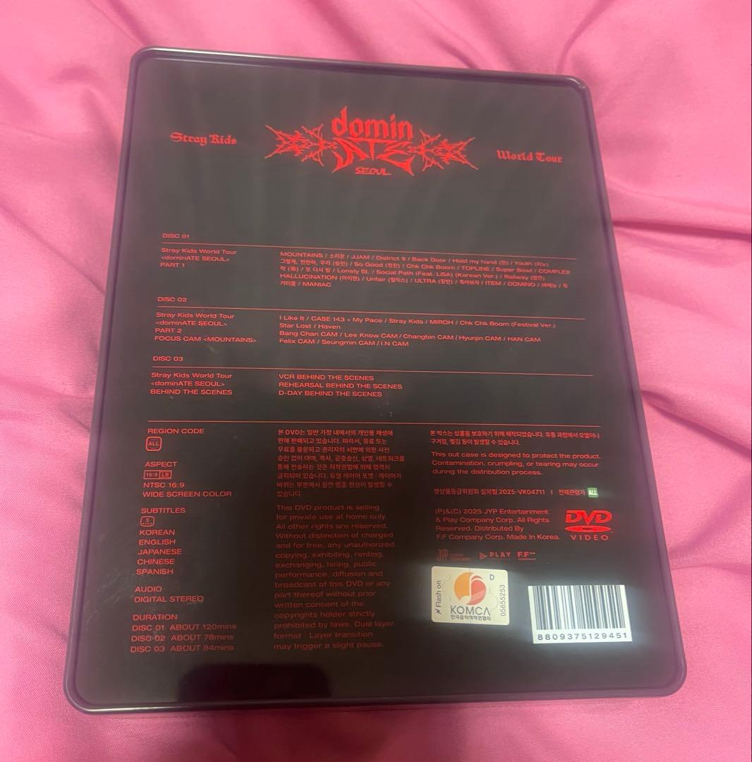 K-POP・アジア StrayKids World Tour dominATE SEOUL DVD