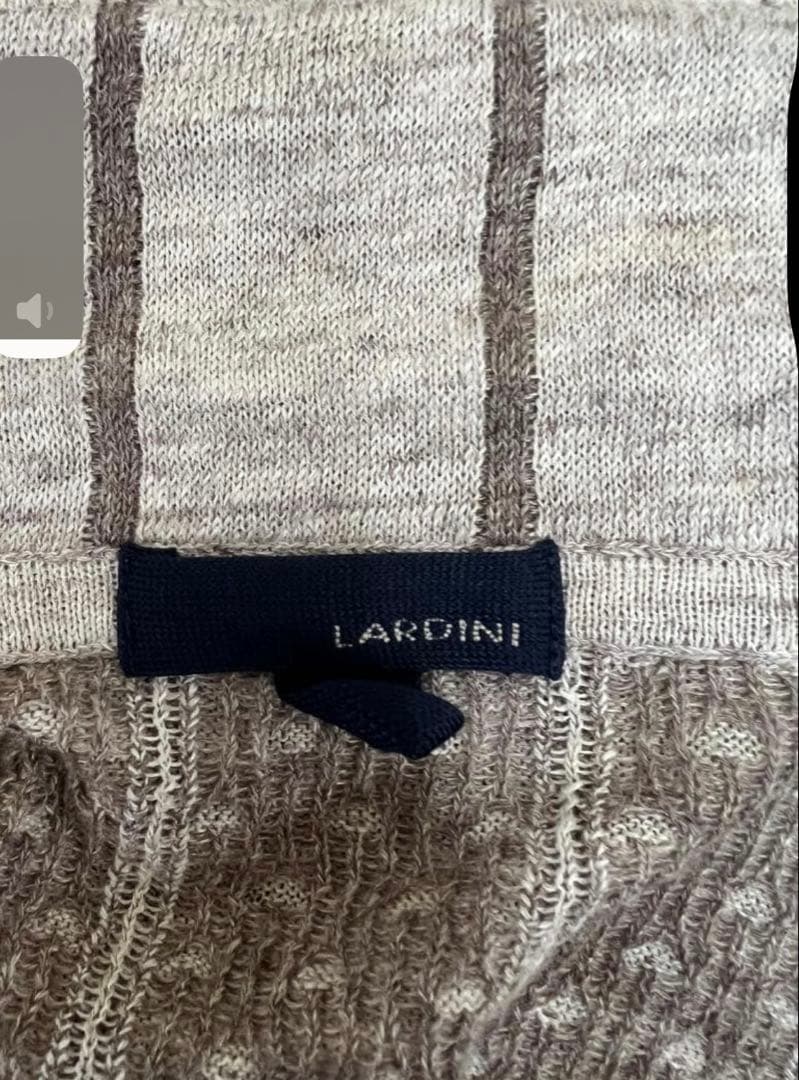 ラルディーニLARDINI ニットジャケットＬ