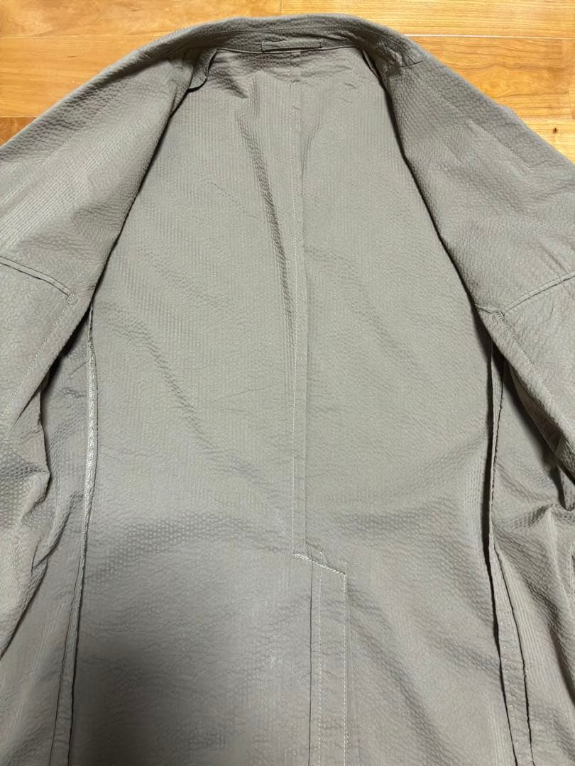 UNITED ARROWS セットアップ　ベージュ　サイズ４６　シアサッカ