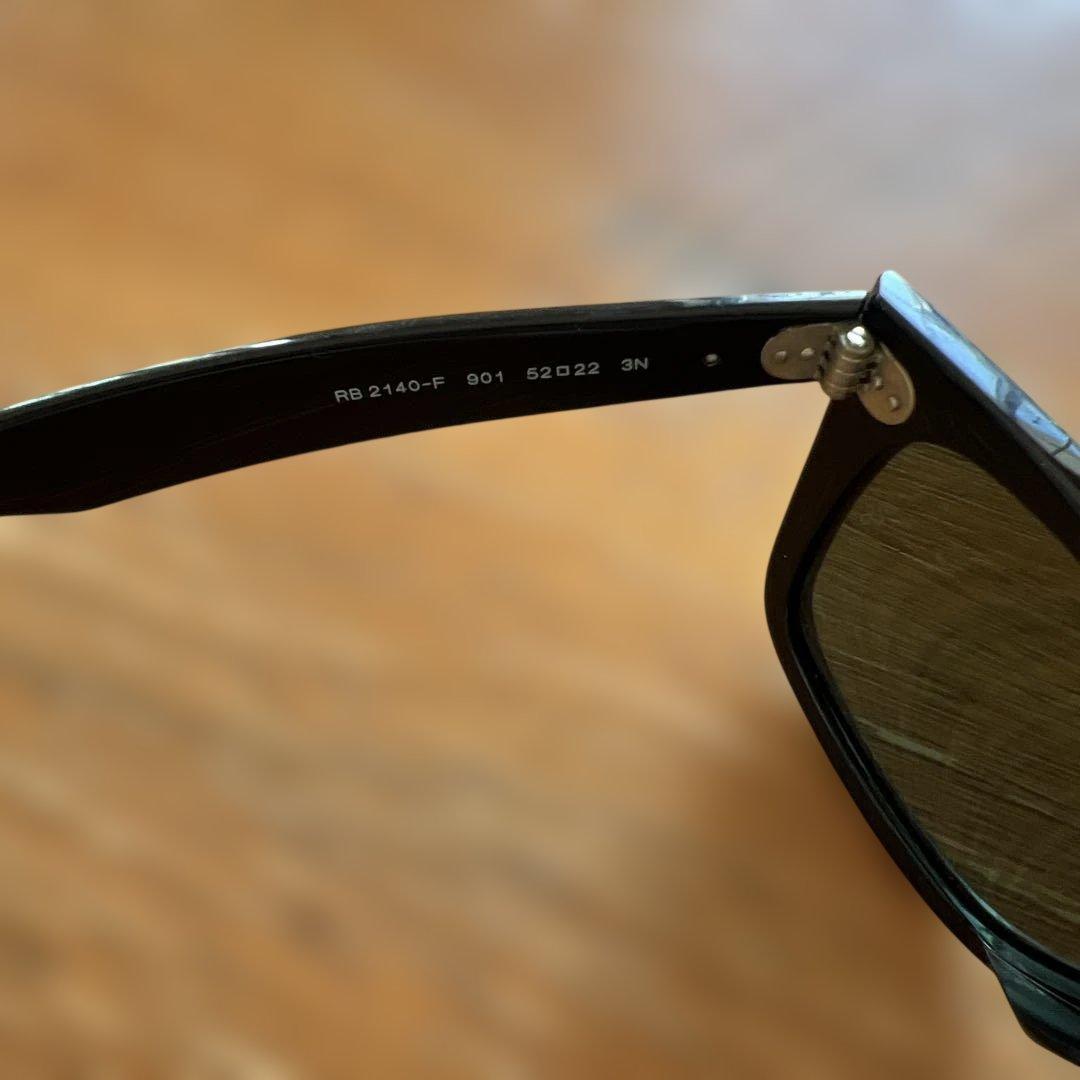 Ray Ban レイバン　RB2140-F 901 52-22 ブラック