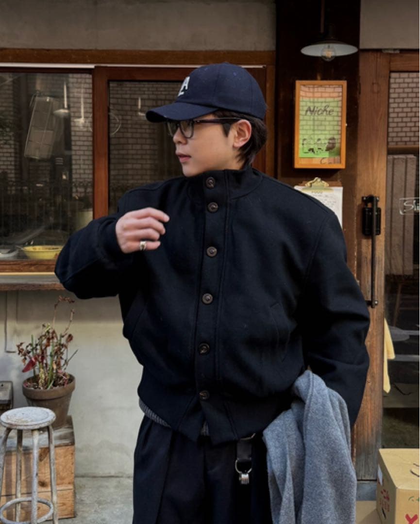 YOLOスタンドアップウールジャケット