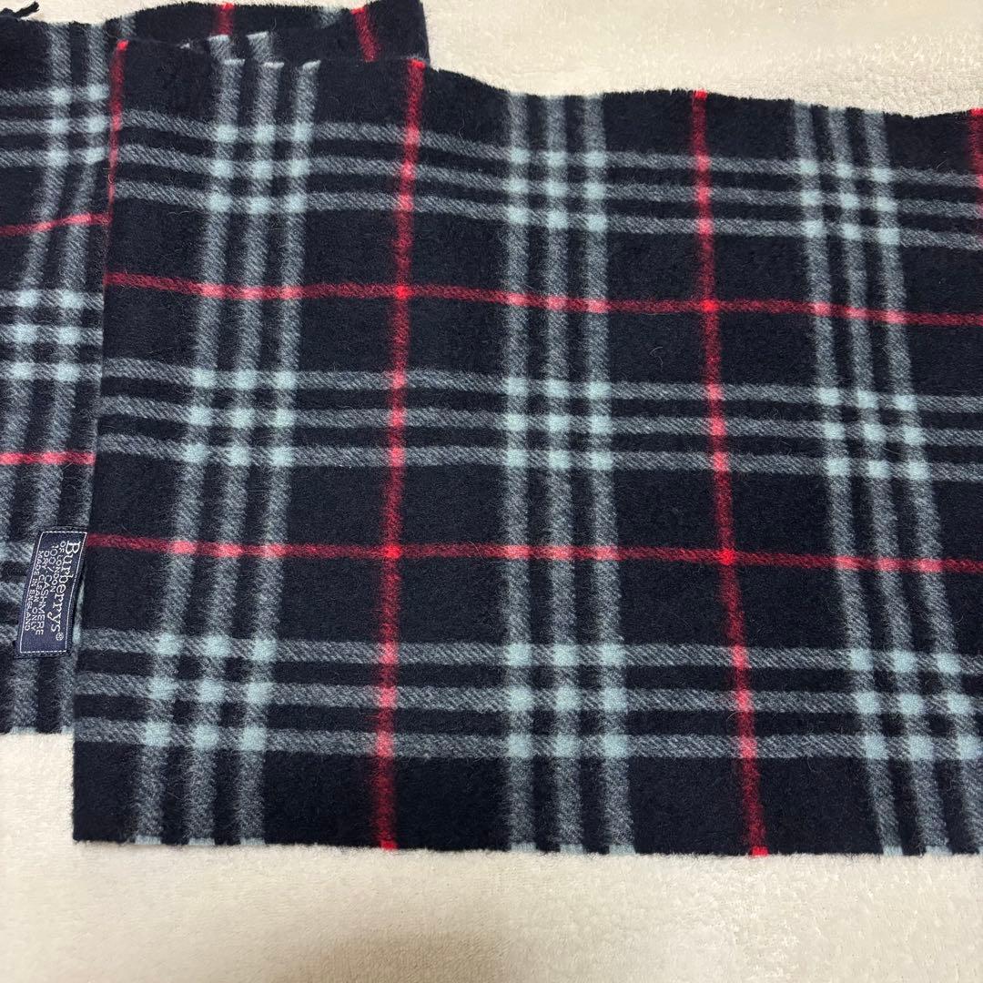 【訳あり】Burberry's バーバリー マフラー カシミヤ100%
