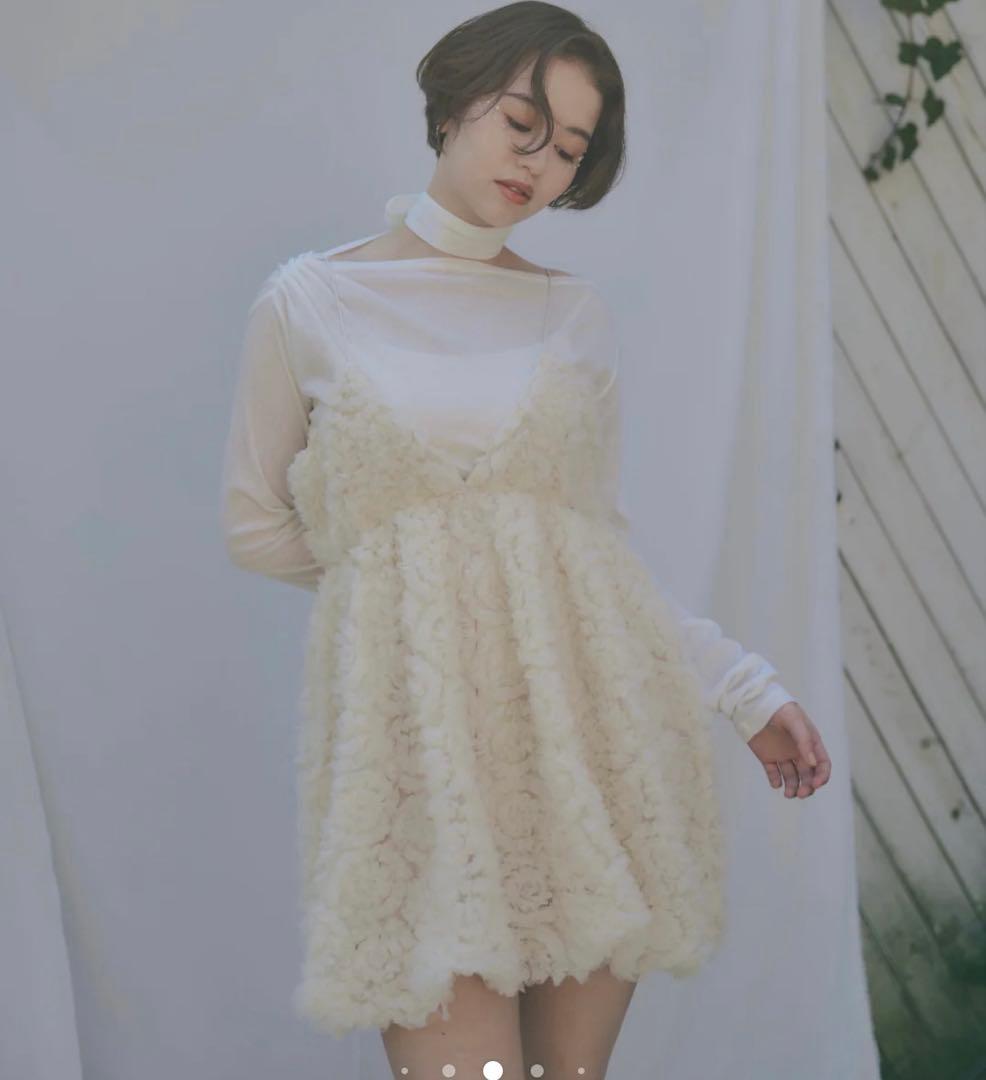 トップス NOTRE emor_tulle mini dress