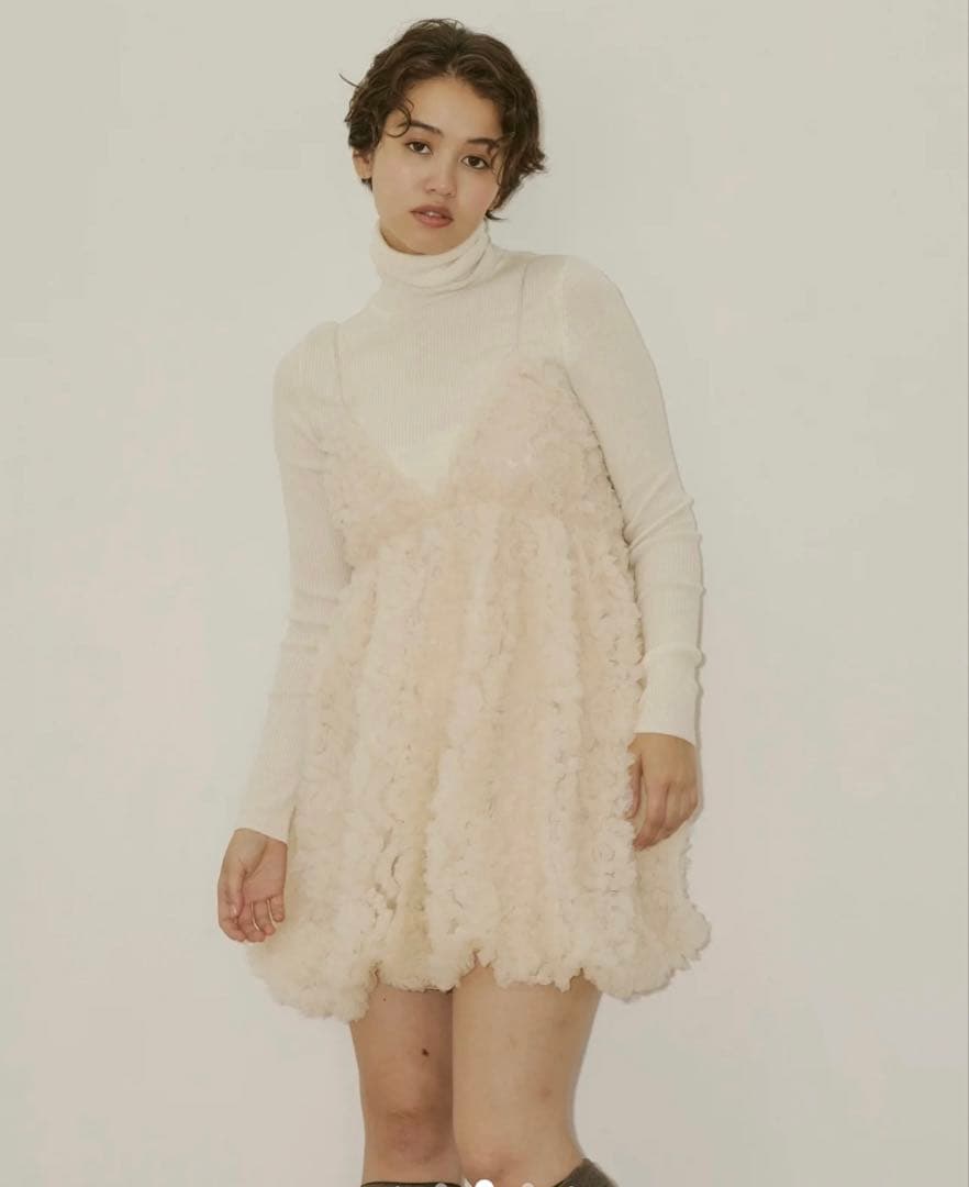 トップス NOTRE emor_tulle mini dress