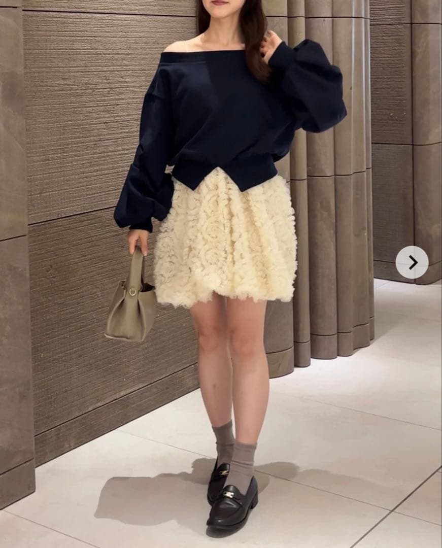 トップス NOTRE emor_tulle mini dress