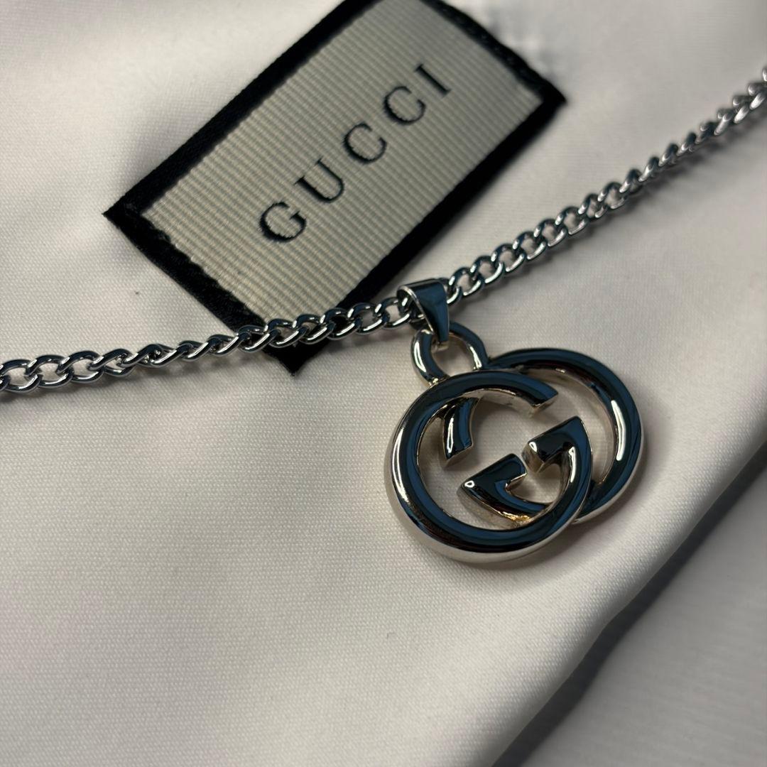 【美品】GUCCI グッチ インターロッキング GG チャーム