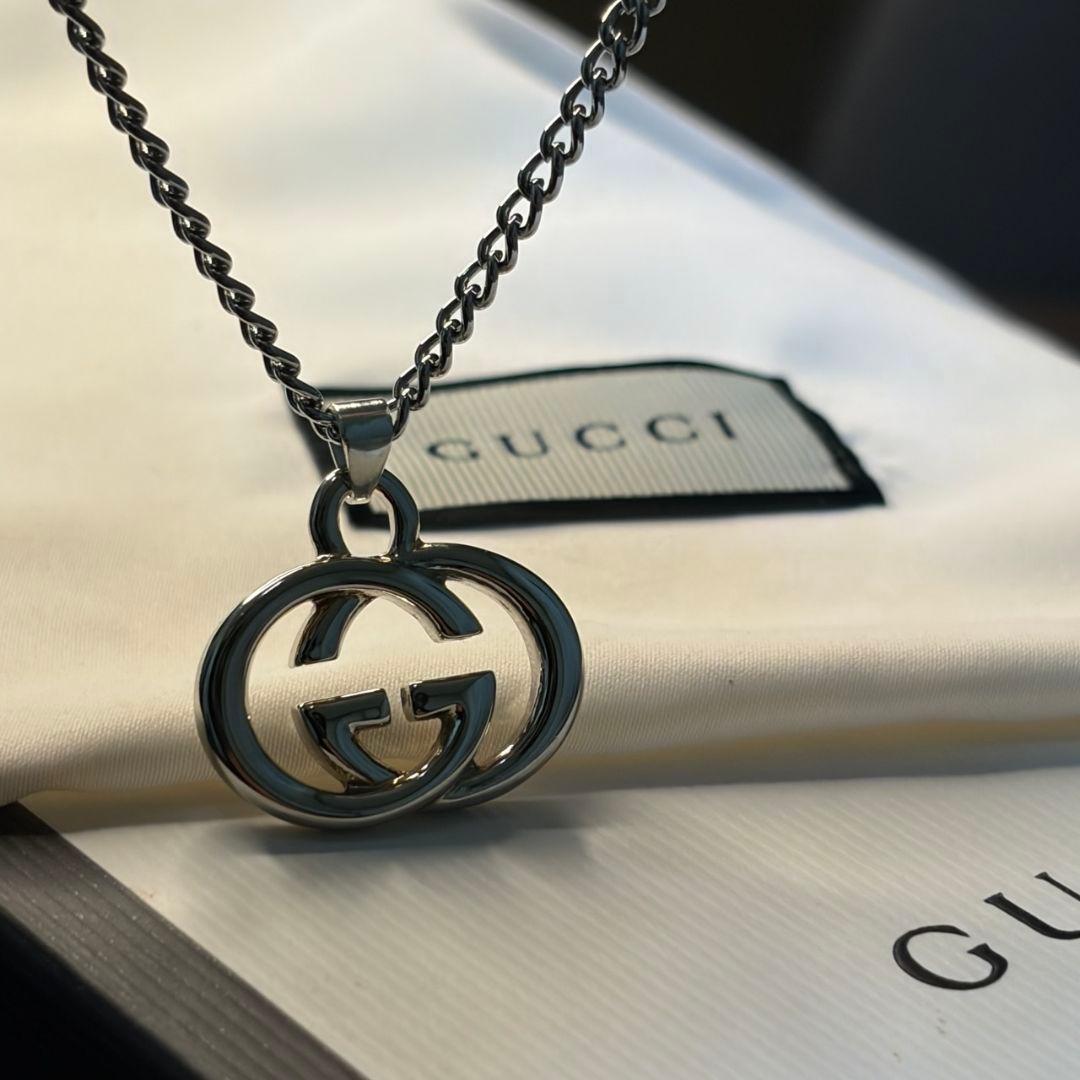 【美品】GUCCI グッチ インターロッキング GG チャーム