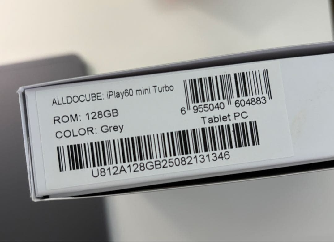 ALLDOCUBE iPlay60mini Turbo 8.4インチ 128GB