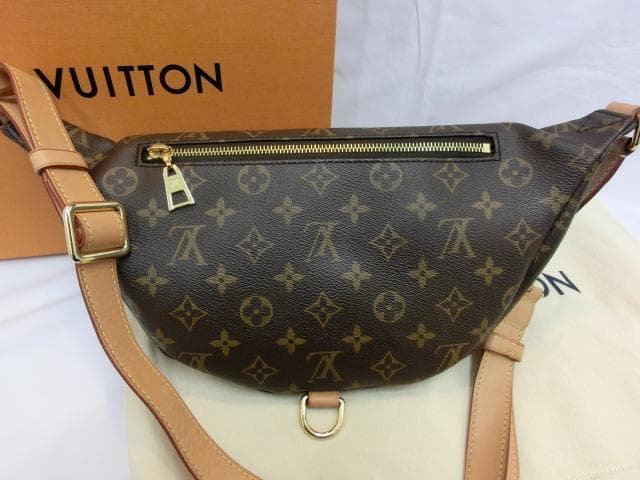 ルイヴィトン　M43644　バムバッグ　モノグラム・キャンバス