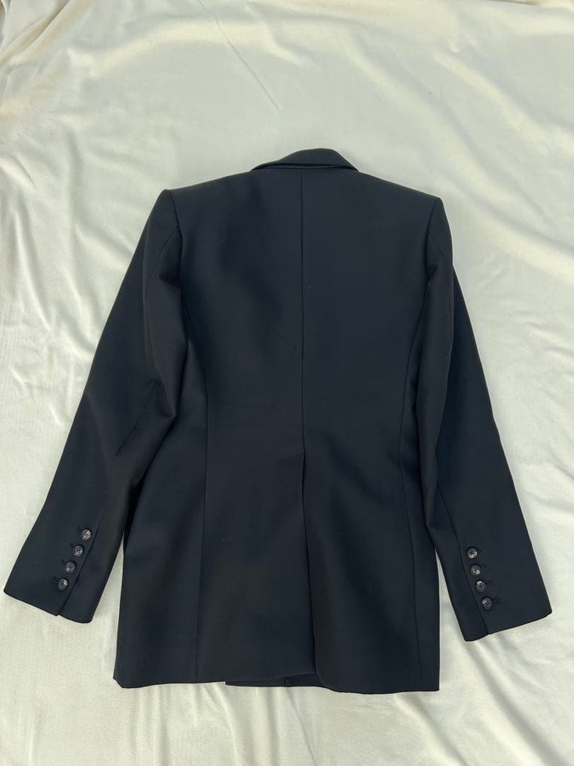 ジャケット・アウター EGONLAB DOUBLE BREASTED BLAZER BLACK