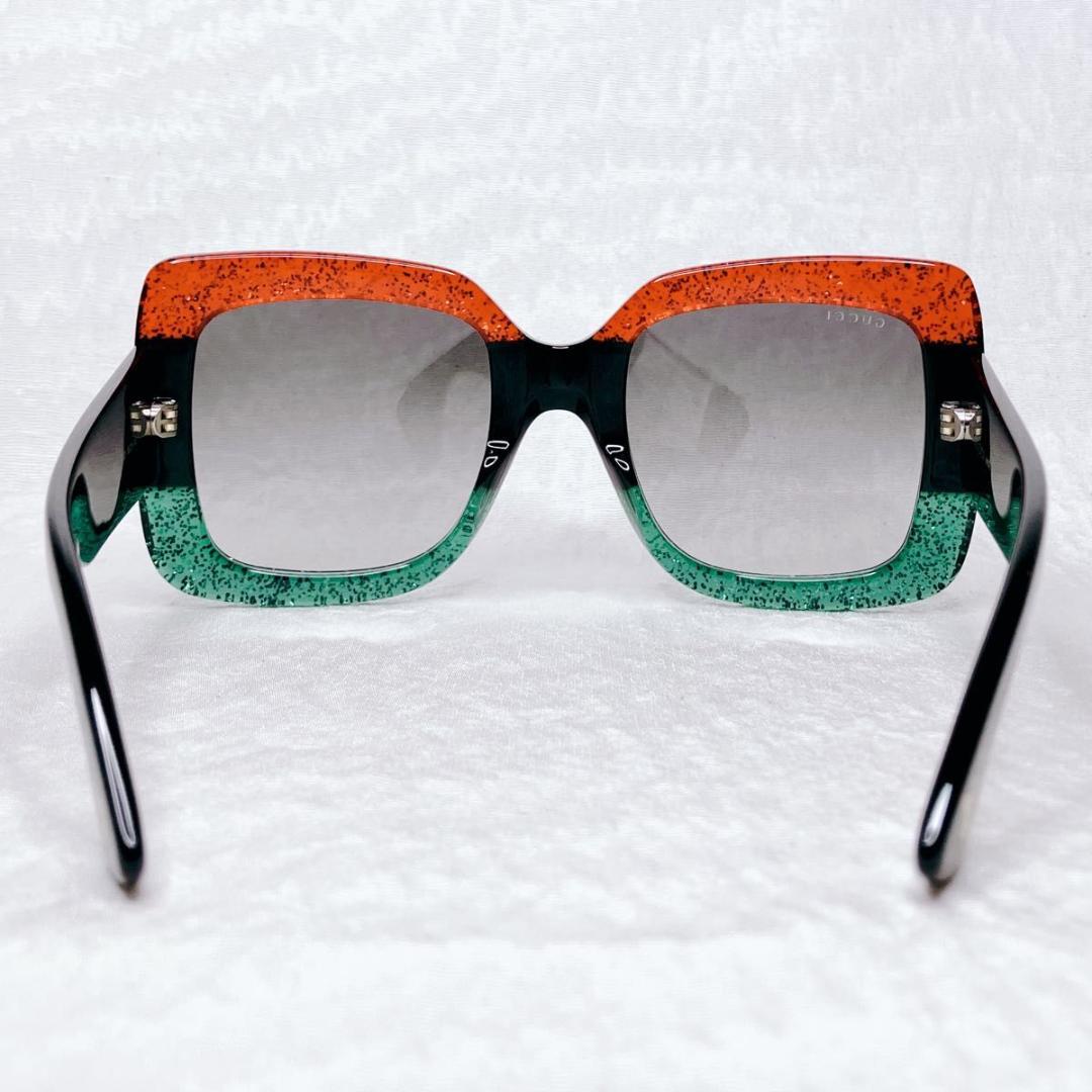 【激レア】極美品　GUCCI サングラス　シェリーライン　ラメ加工　GG　ロゴ