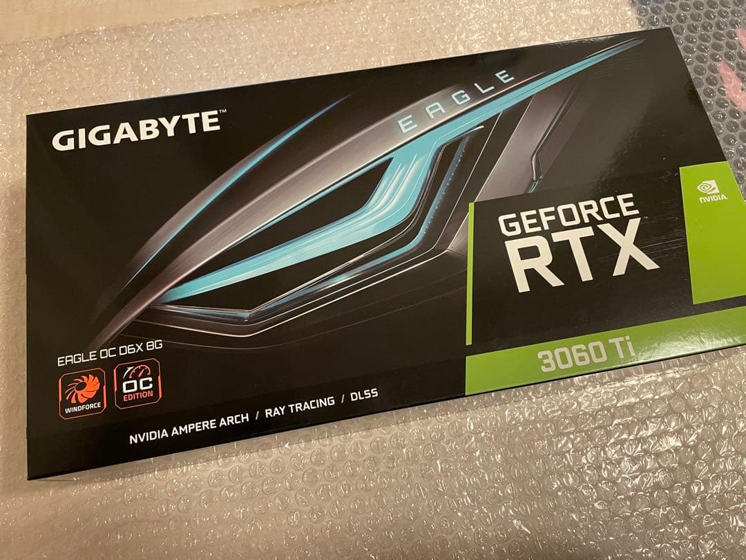 グラフィックボード・グラボ・ビデオカード GeForce RTX 3060 Ti EAGLE OC D6X 8G