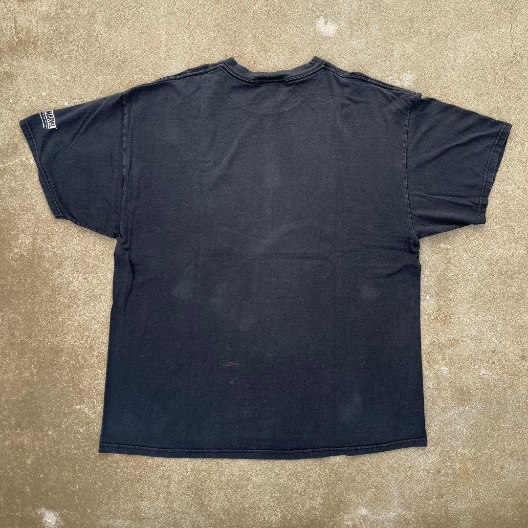 00s SPIDER-MAN Tシャツ　ブラックスパイダーマン