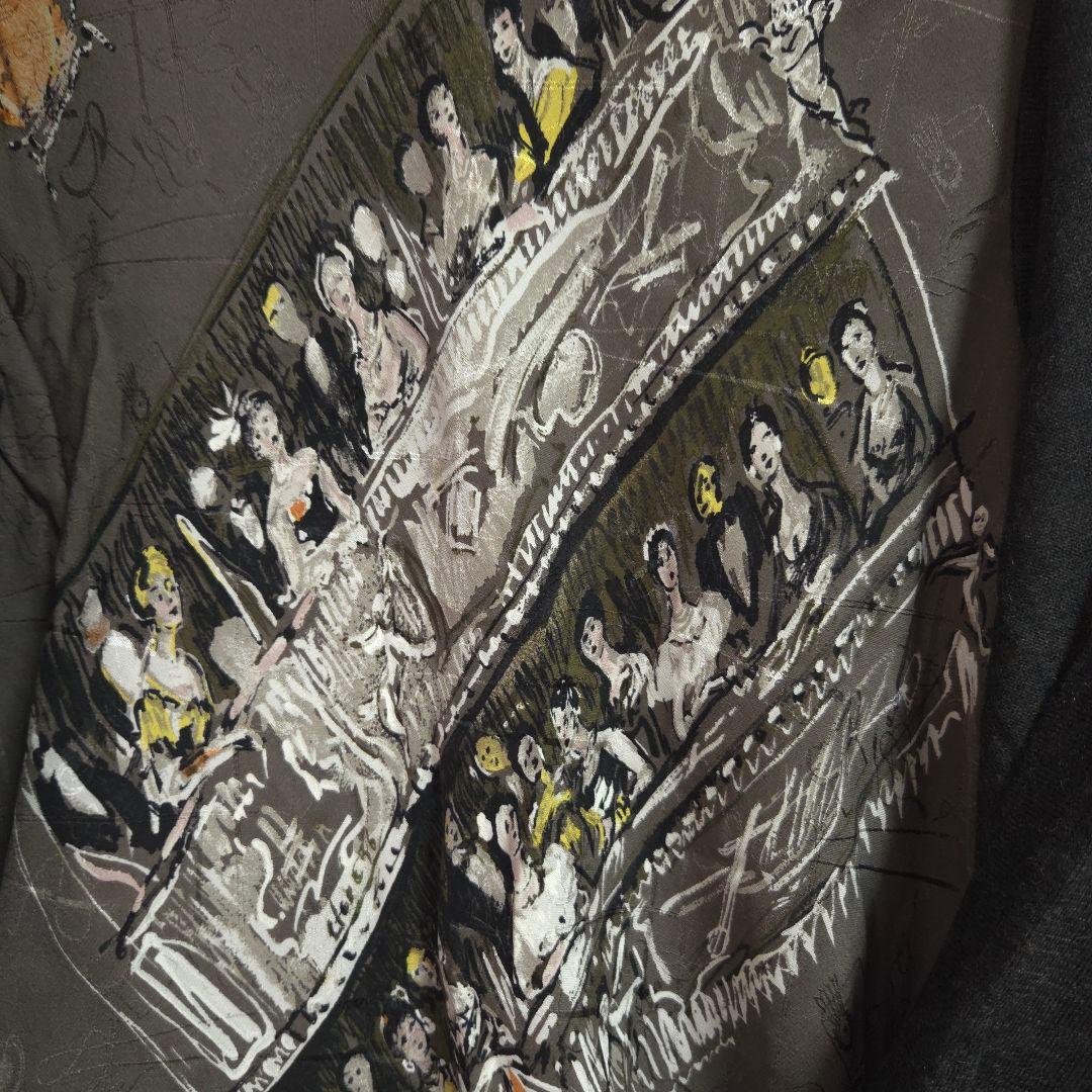 HERMES エルメス アンサンブルカーディガン ツイルレーヌ グレー