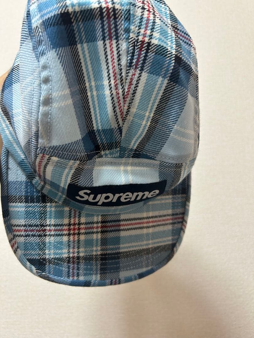 最安値！ Supreme チェック柄キャップ