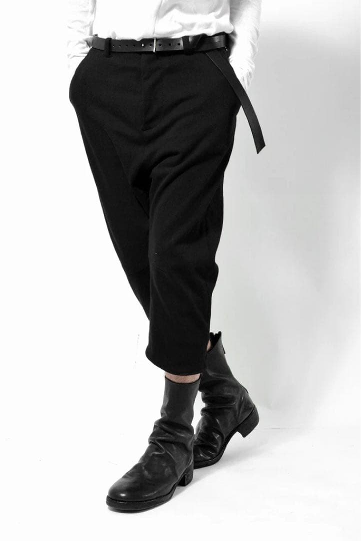 パンツ N/07 medium jersey curved cropped pants