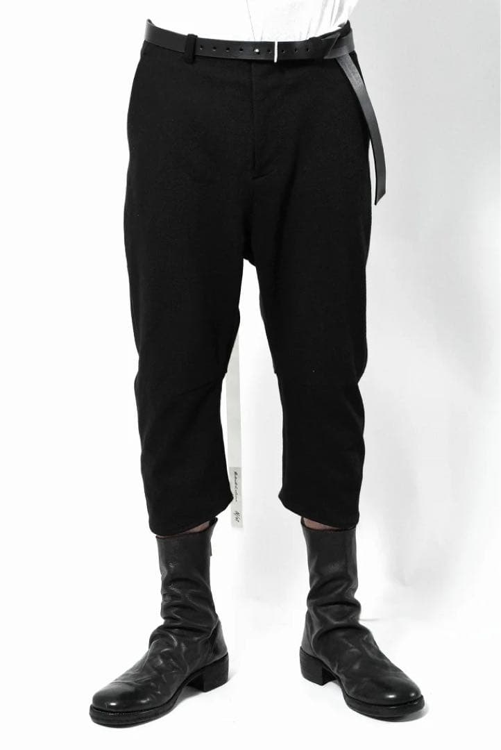 パンツ N/07 medium jersey curved cropped pants