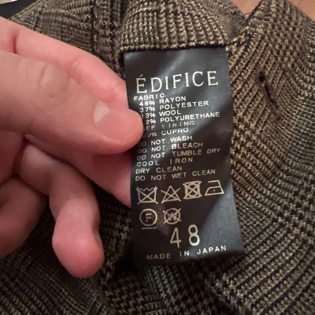 EDIFICE チェック柄 セットアップ