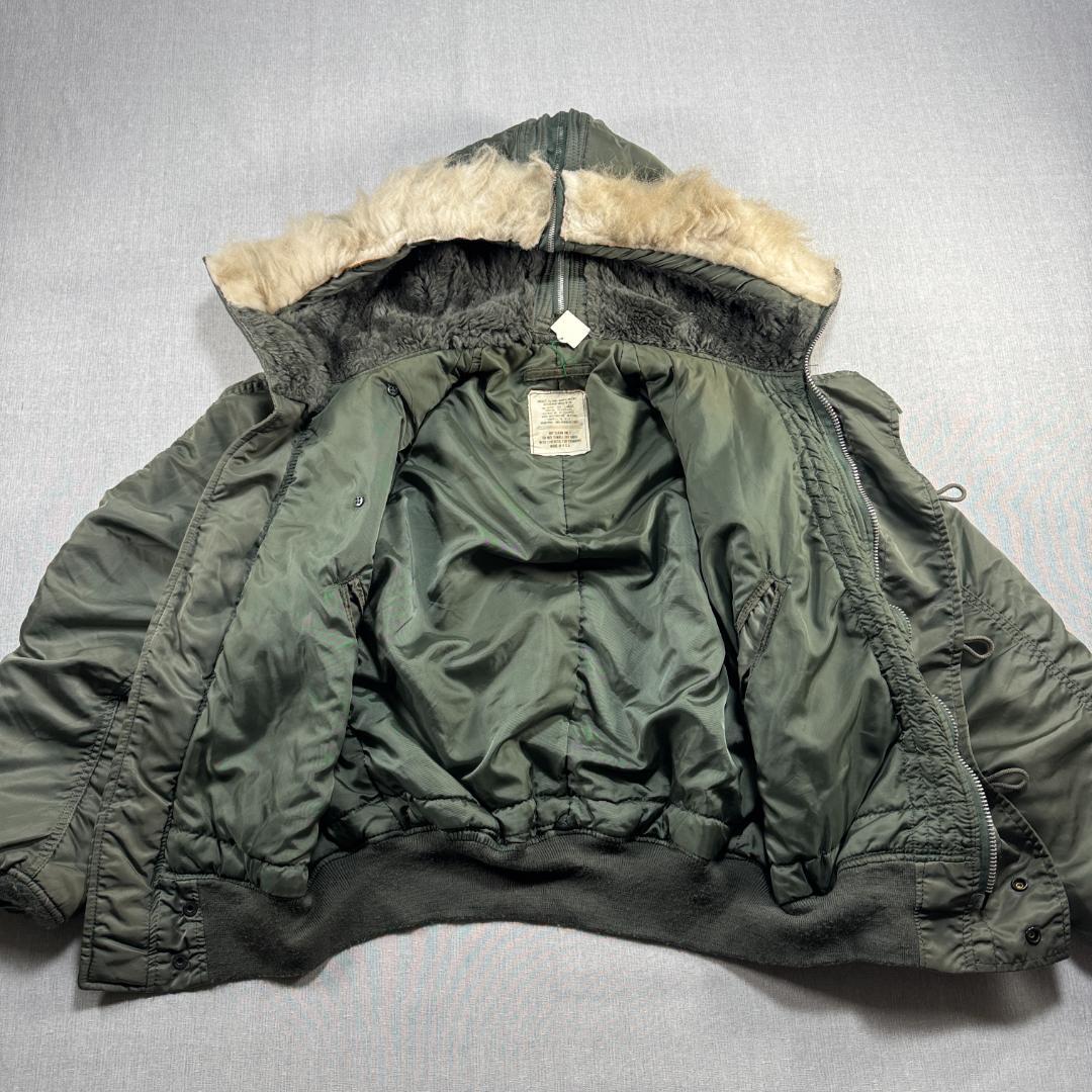 80s 米軍実物 アルファ N-2B フライトジャケット USA製 IDEAL