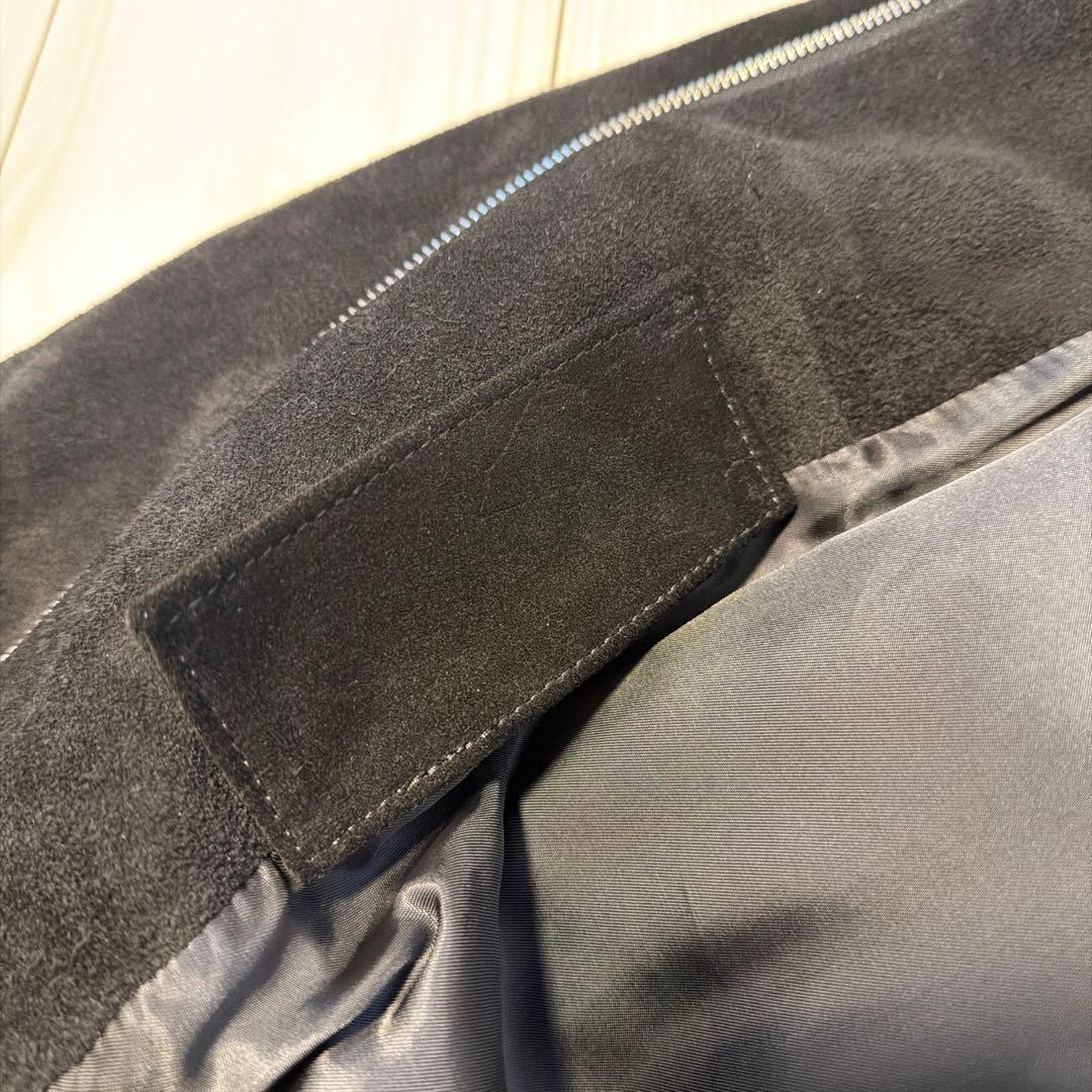 【ssstein】COW SUEDE ZIP SHORT JACKET 黒
