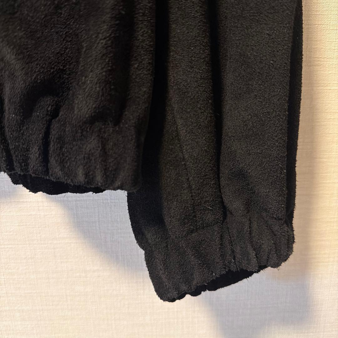 【ssstein】COW SUEDE ZIP SHORT JACKET 黒