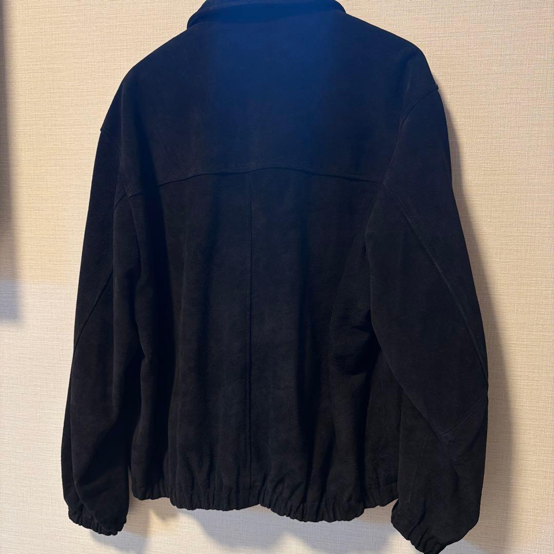【ssstein】COW SUEDE ZIP SHORT JACKET 黒