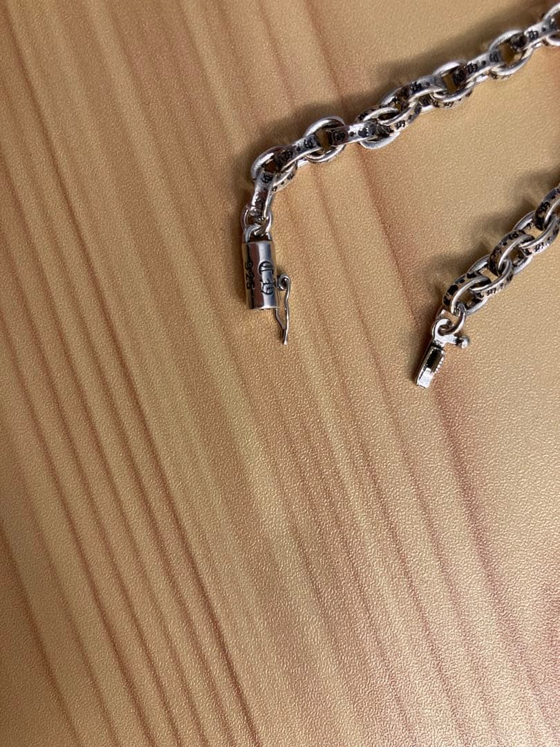 ペーパーチェーン アクセサリー シルバー925 刻印