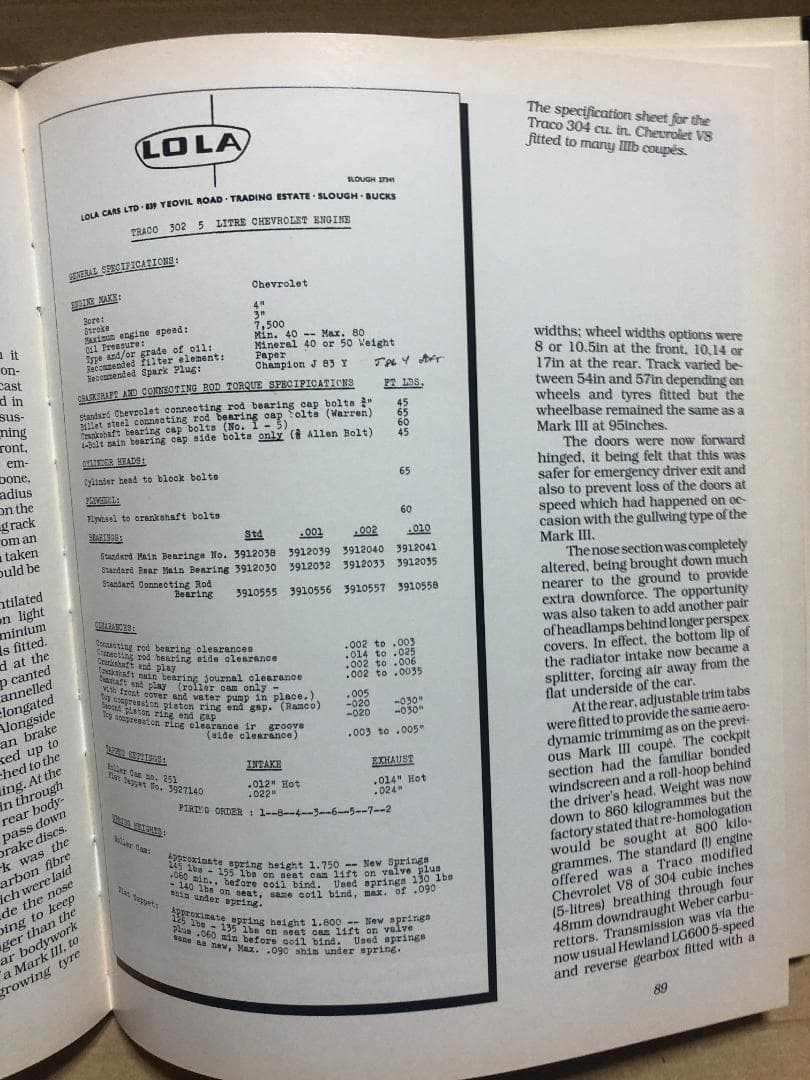 洋書 LOLA T70