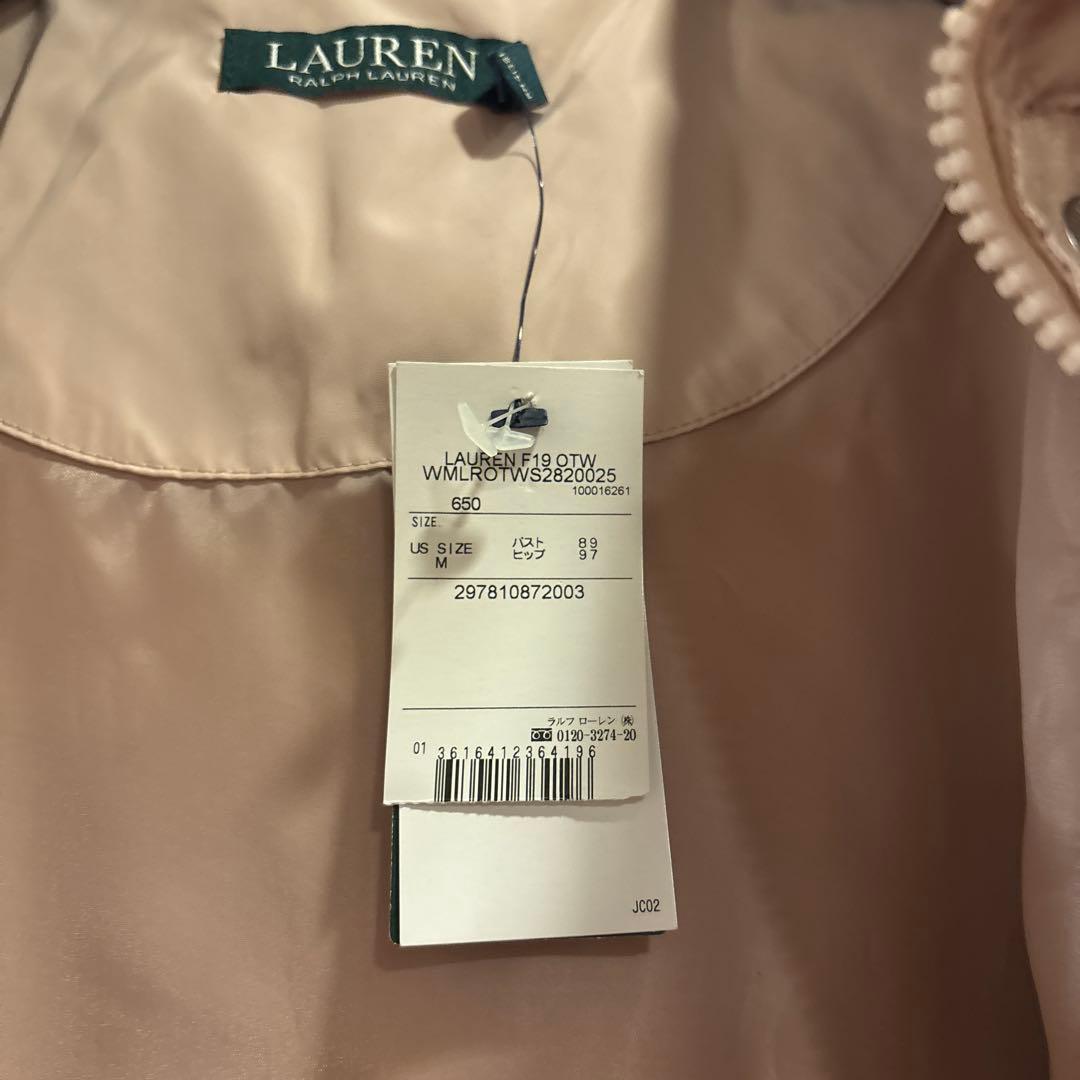 商談済ラルフローレン コート ピンク M Ralph Lauren