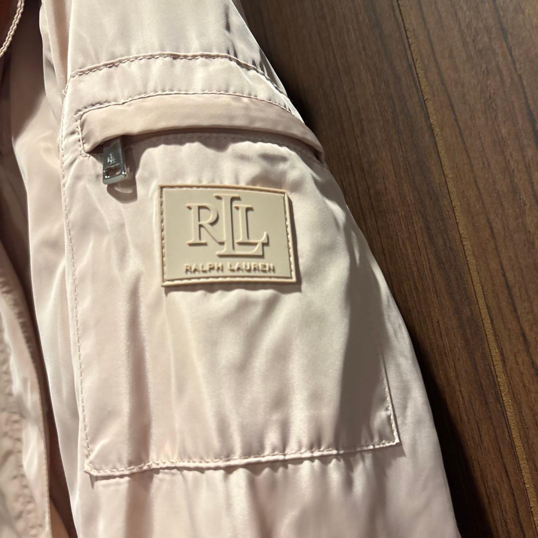 商談済ラルフローレン コート ピンク M Ralph Lauren