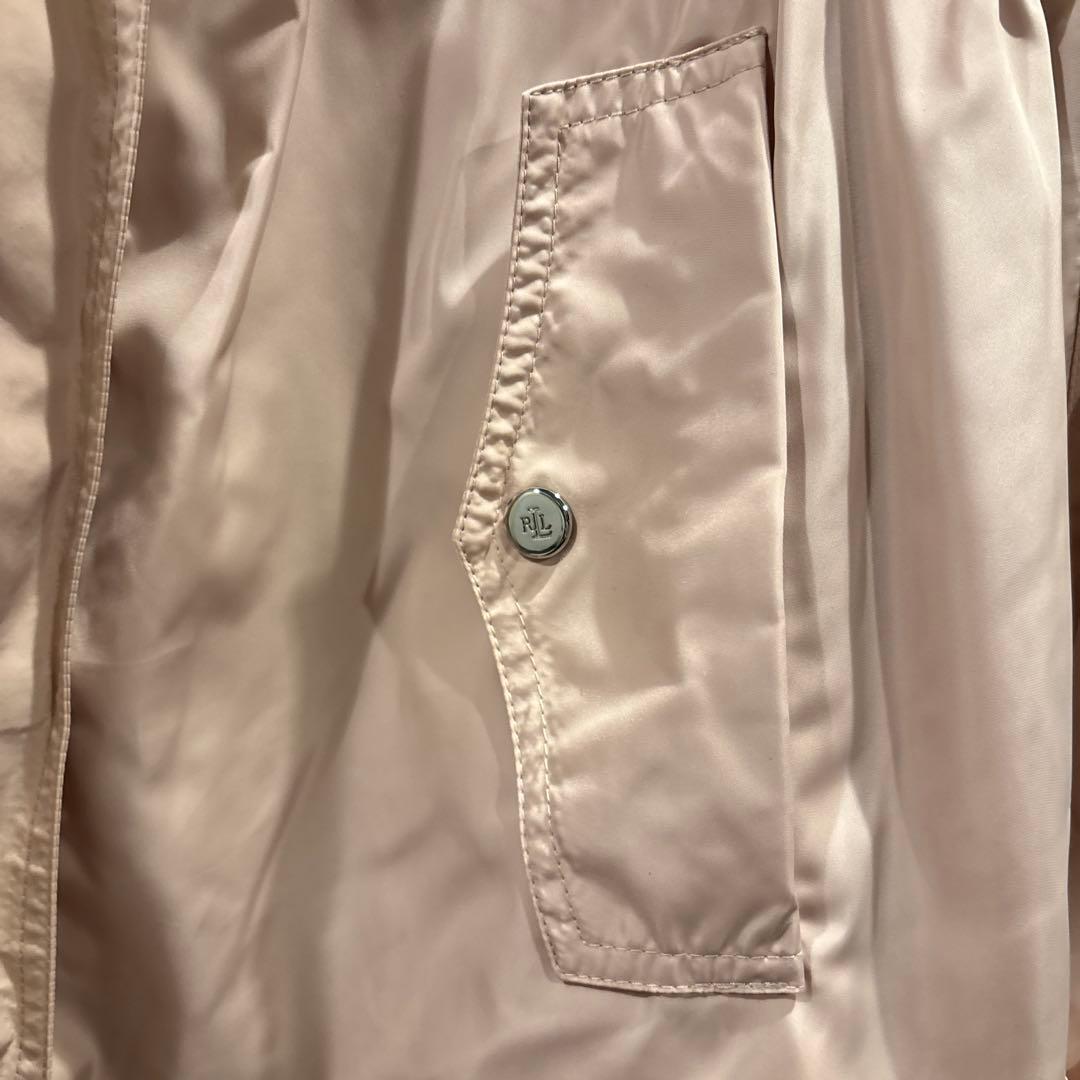 商談済ラルフローレン コート ピンク M Ralph Lauren
