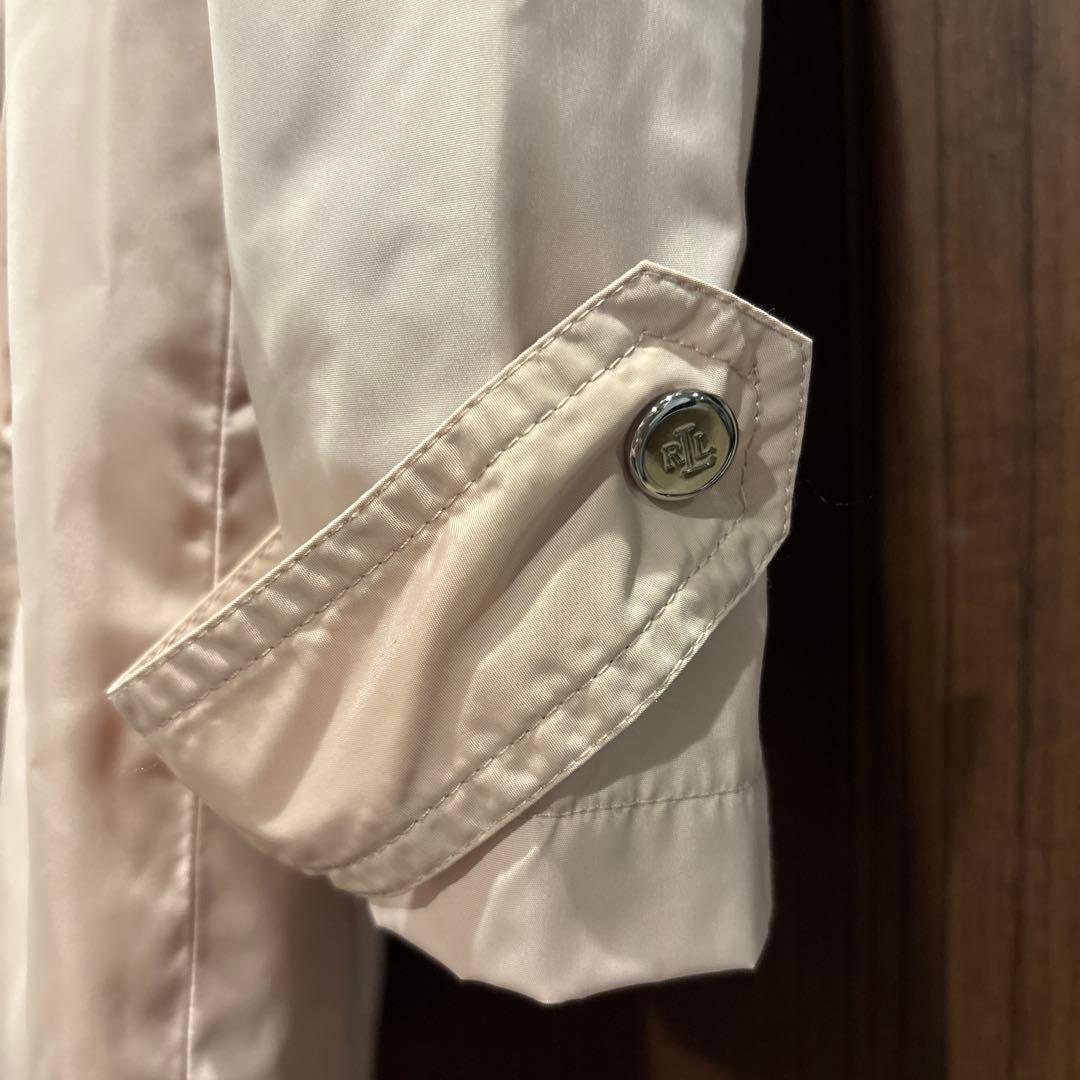 商談済ラルフローレン コート ピンク M Ralph Lauren