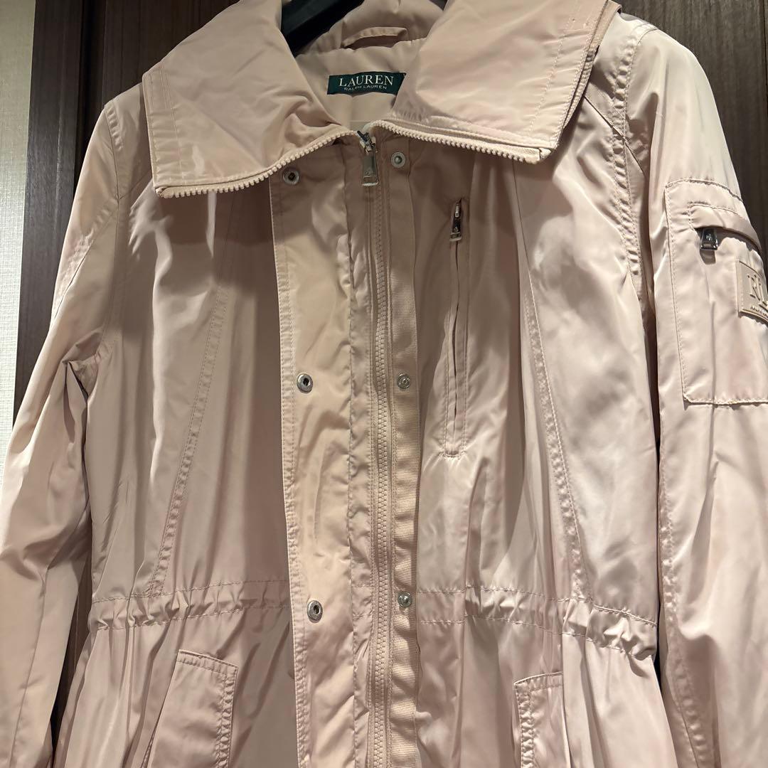 商談済ラルフローレン コート ピンク M Ralph Lauren