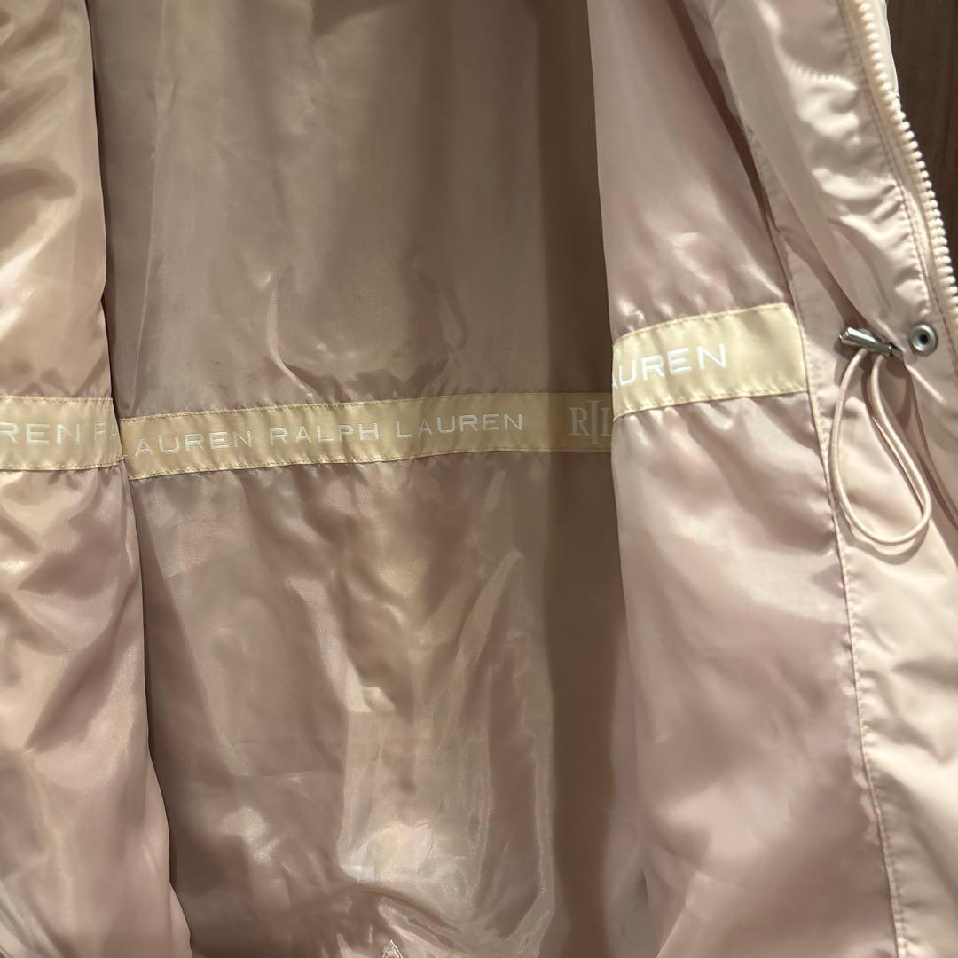 商談済ラルフローレン コート ピンク M Ralph Lauren
