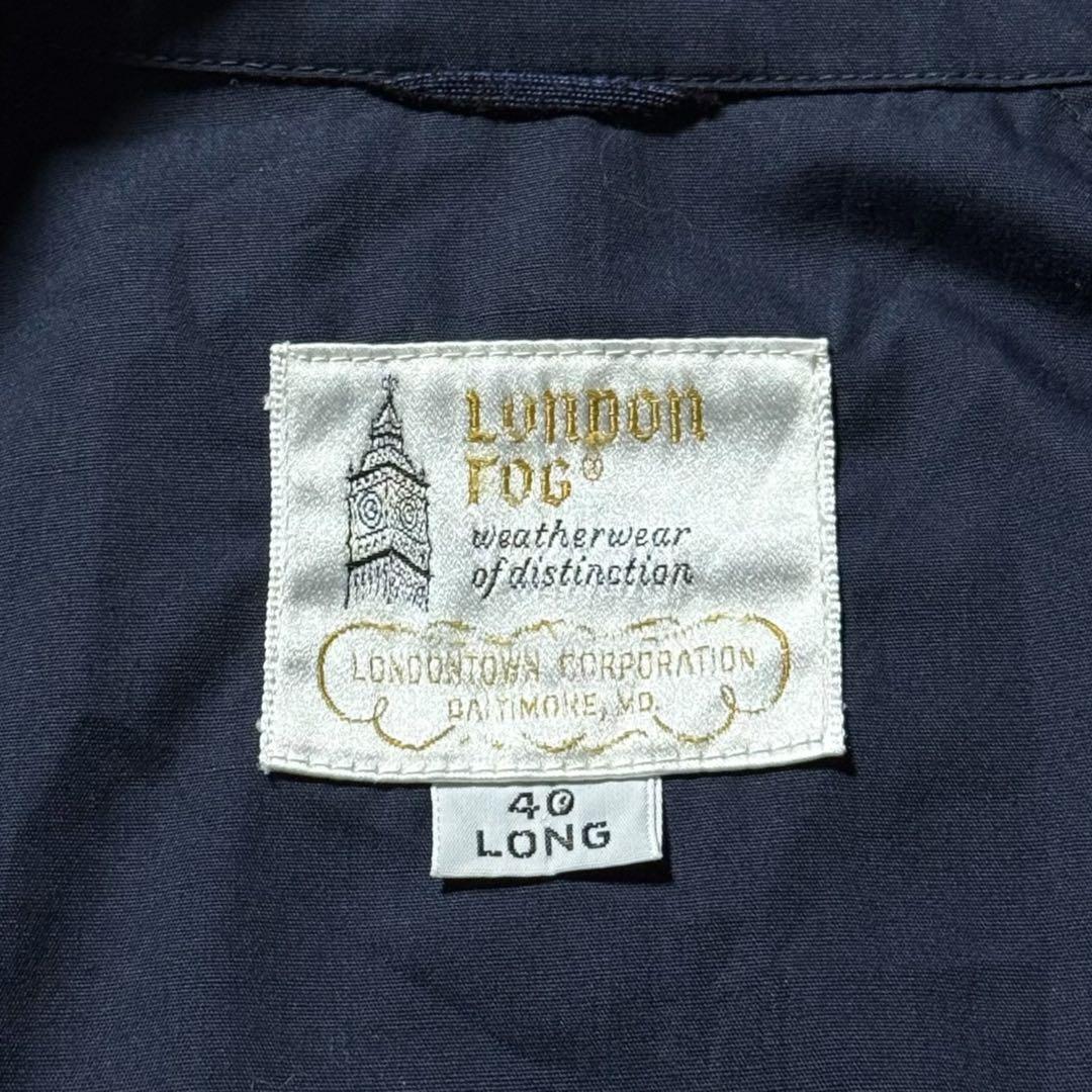 レオ2649 70年代LONDON FOGハリントンジャケットソリッド短丈