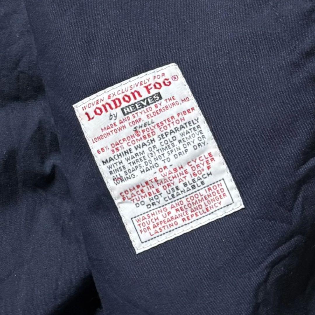 レオ2649 70年代LONDON FOGハリントンジャケットソリッド短丈