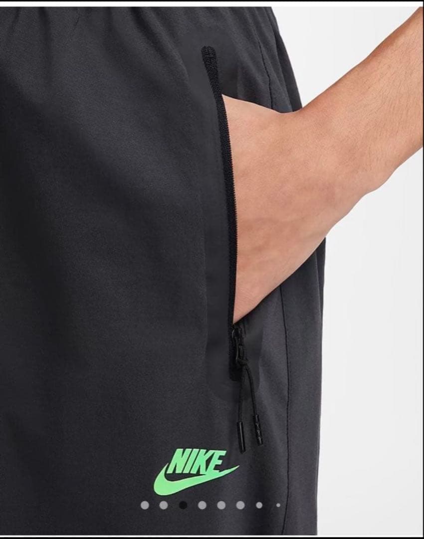 新品未使用　ナイキテックメンズ ウーブンオープンヘムパンツ　Mサイズ