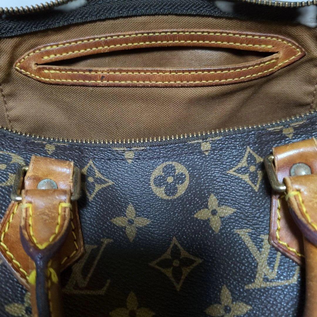 Louis Vuitton ボストンバッグ 中型 ブラウンポーチ2点セット