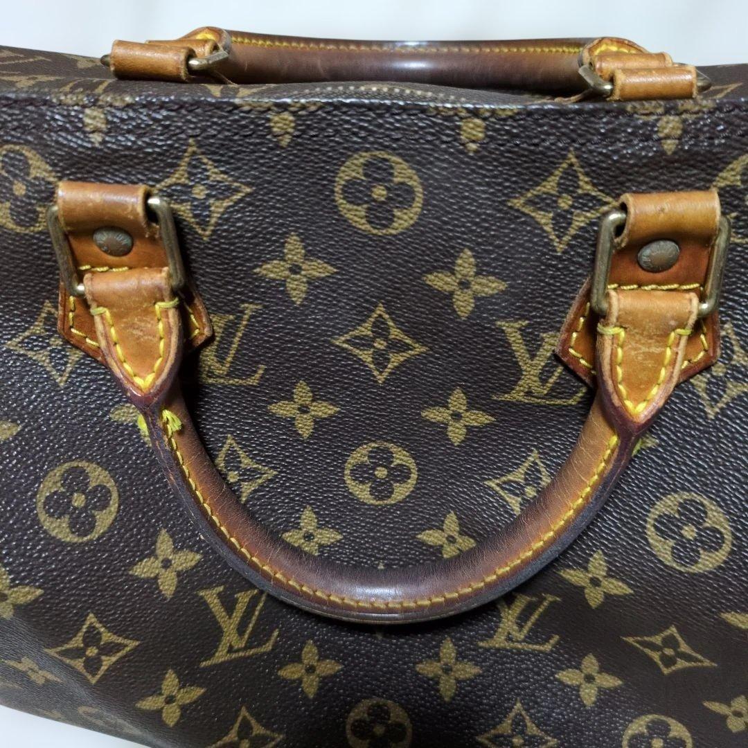 Louis Vuitton ボストンバッグ 中型 ブラウンポーチ2点セット