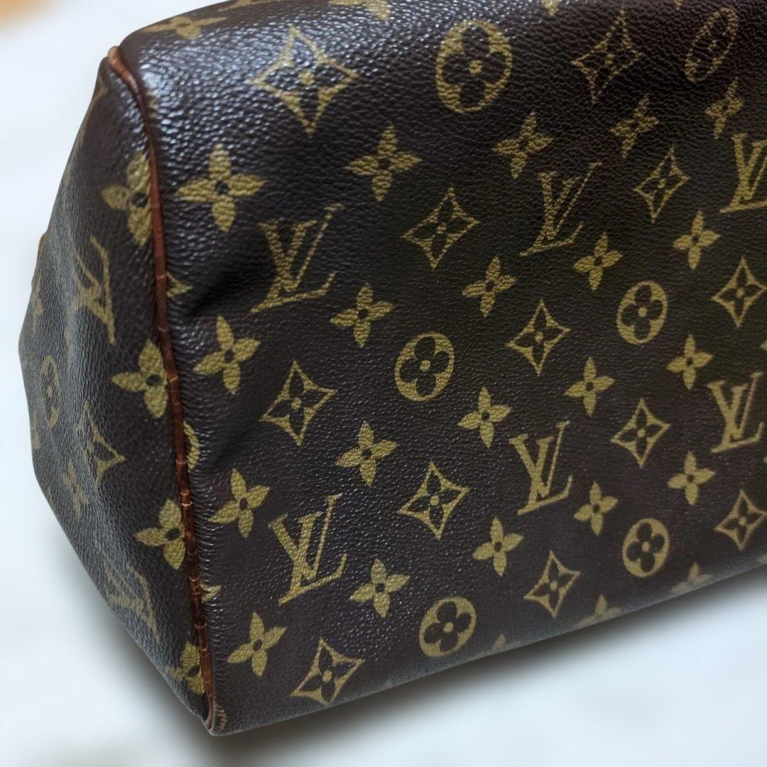 Louis Vuitton ボストンバッグ 中型 ブラウンポーチ2点セット
