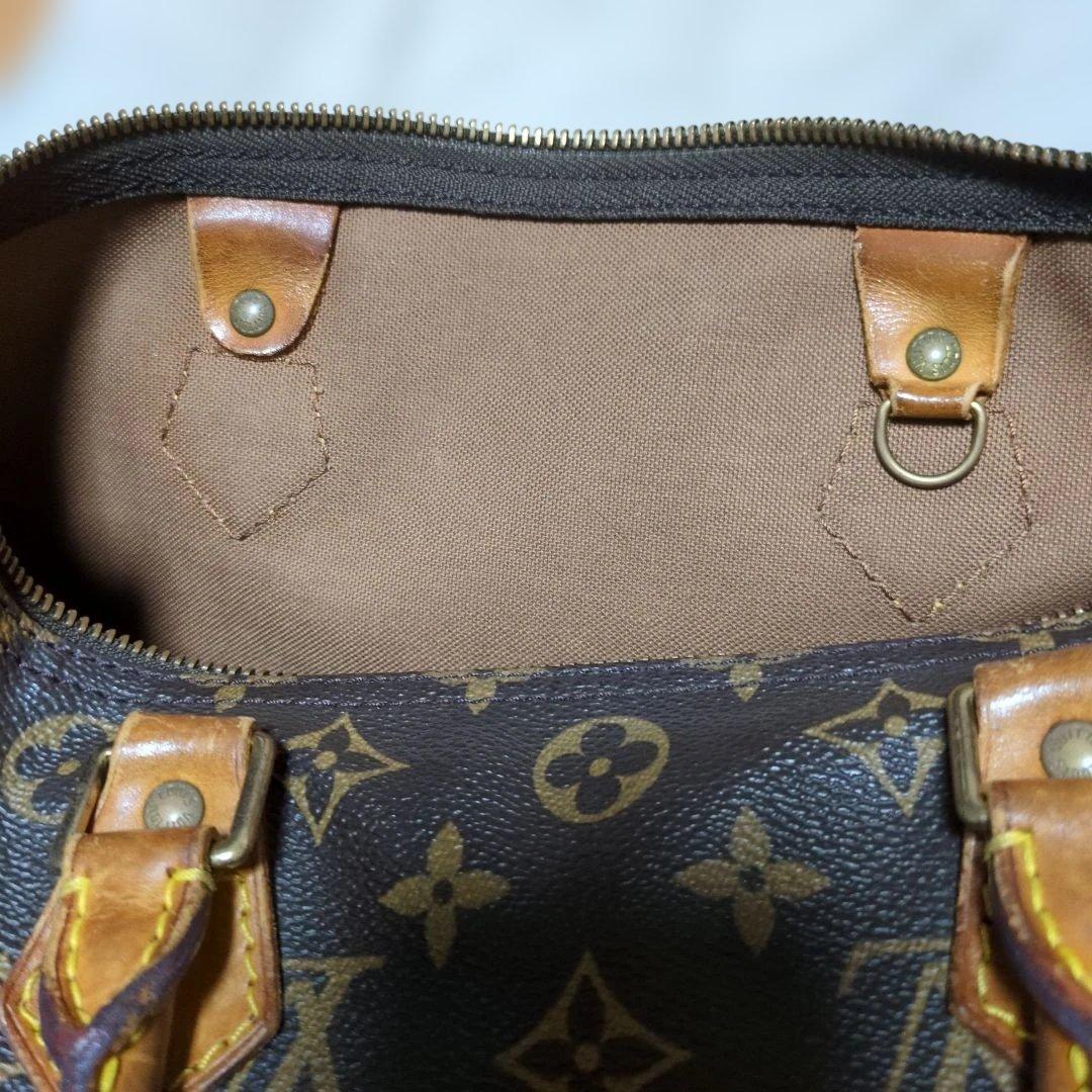 Louis Vuitton ボストンバッグ 中型 ブラウンポーチ2点セット