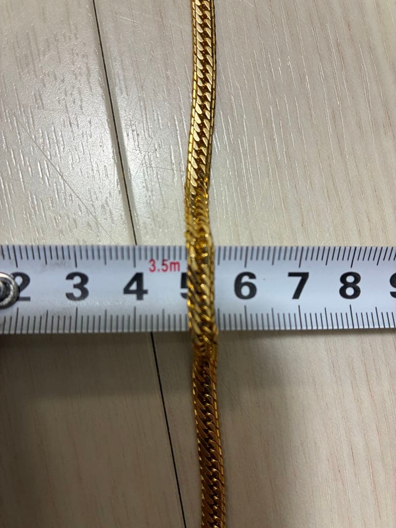 k18 喜平　16面　Mカットトリプル　26.8g 45cm