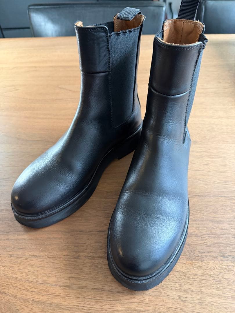 美品パドカレ　Pas de calais サイドゴアブーツ・37 24㎝
