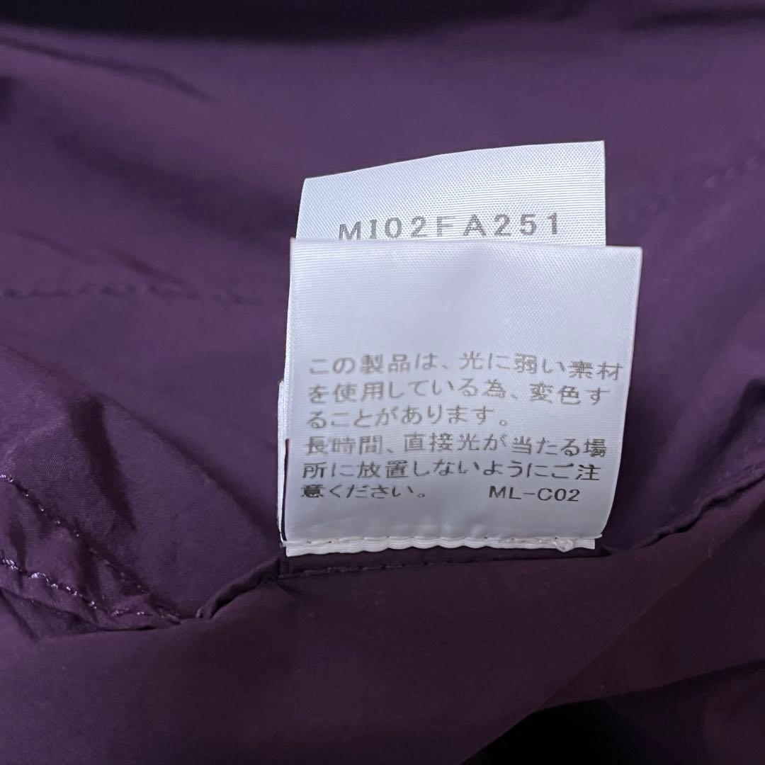 me ISSEY MIYAKE ロングコート　テクノコート　パープル