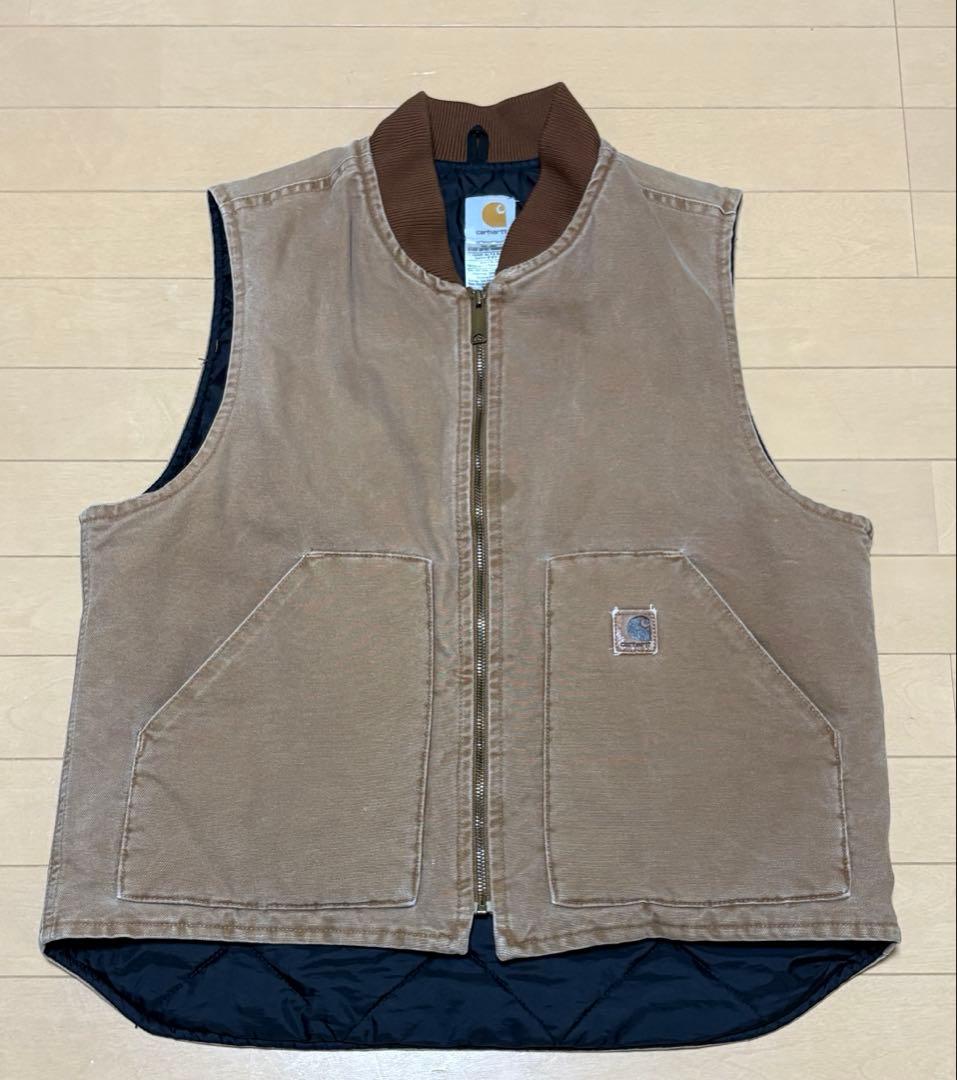 CARHARTT / DUCK VEST USA製カーハートダックベストLサイズ