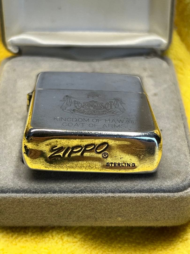 期間限定　値下げ！ZIPPO スターリングシルバー ハワイ王国刻印 希少品