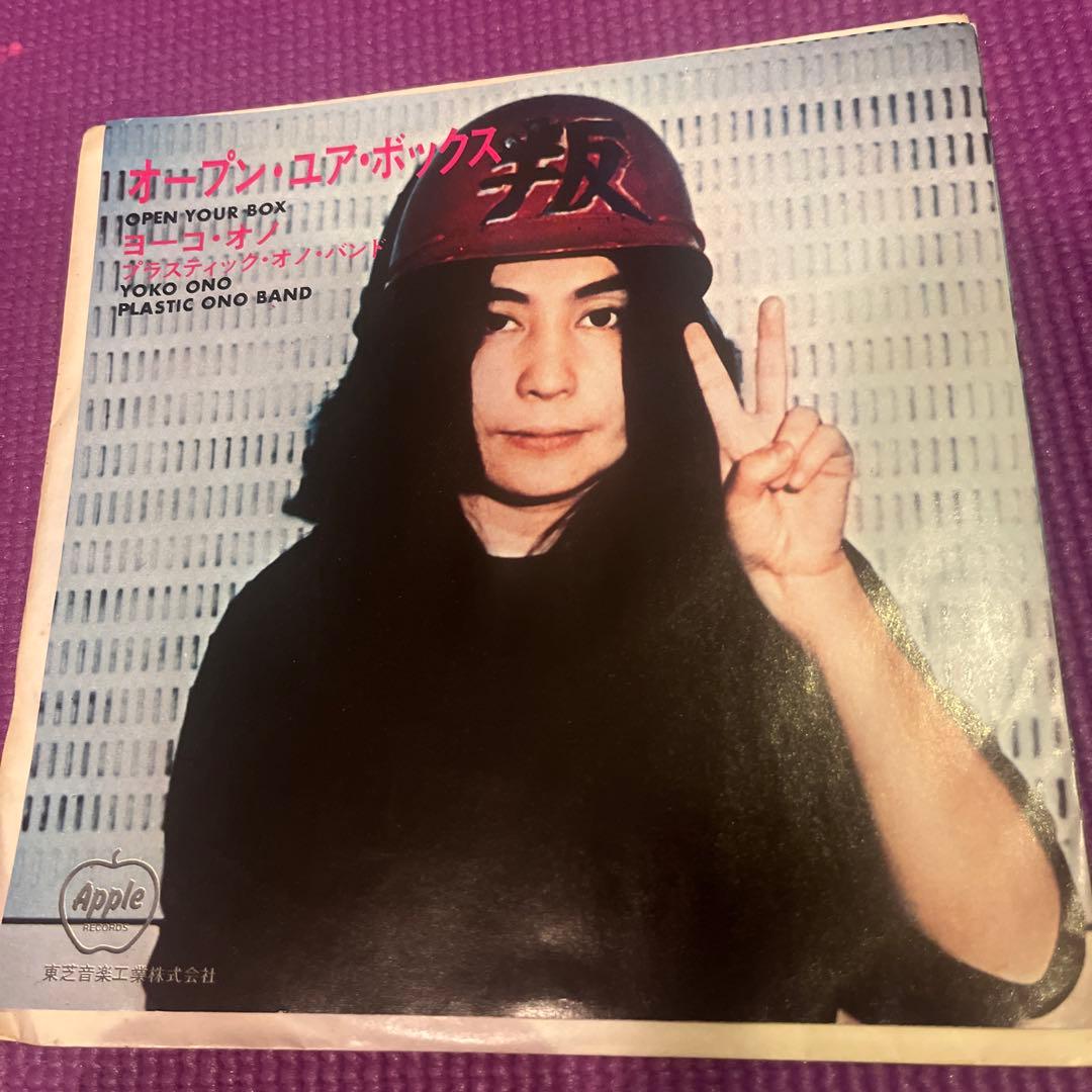 ジョンレノン オノヨーコ　見本盤 赤盤 Beatles JOHN LENNON